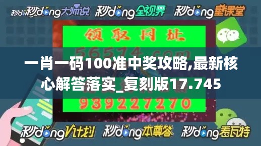 一肖一码100准中奖攻略,最新核心解答落实_复刻版17.745