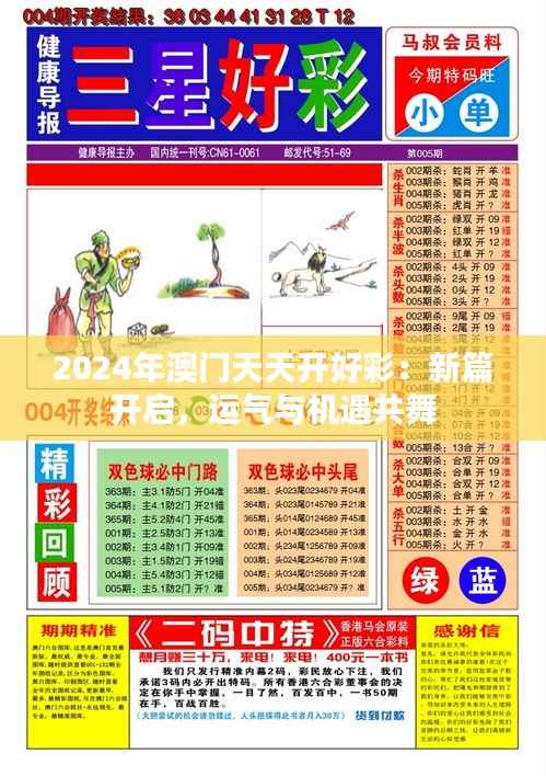 2024年澳门天天开好彩:新篇开启,运气与机遇共舞