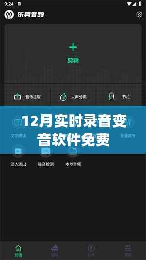 免费录音变音软件，实时调整声音，12月最新推荐