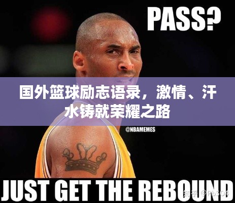 国外篮球励志语录,激情、汗水铸就荣耀之路